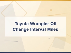 Jeep Wrangler Oil Change Interval Miles – Engine Maintenance Schedule